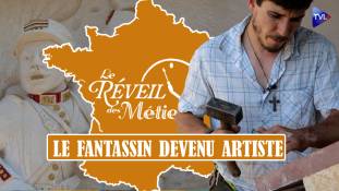 Le Réveil des métiers - Après le Famas, le marteau : il sculpte la stèle du 126e  régiment d’infanterie