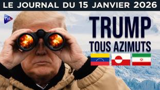donald trump regarde aux jumelles le groenland - JT du jeudi 15 janvier 2026